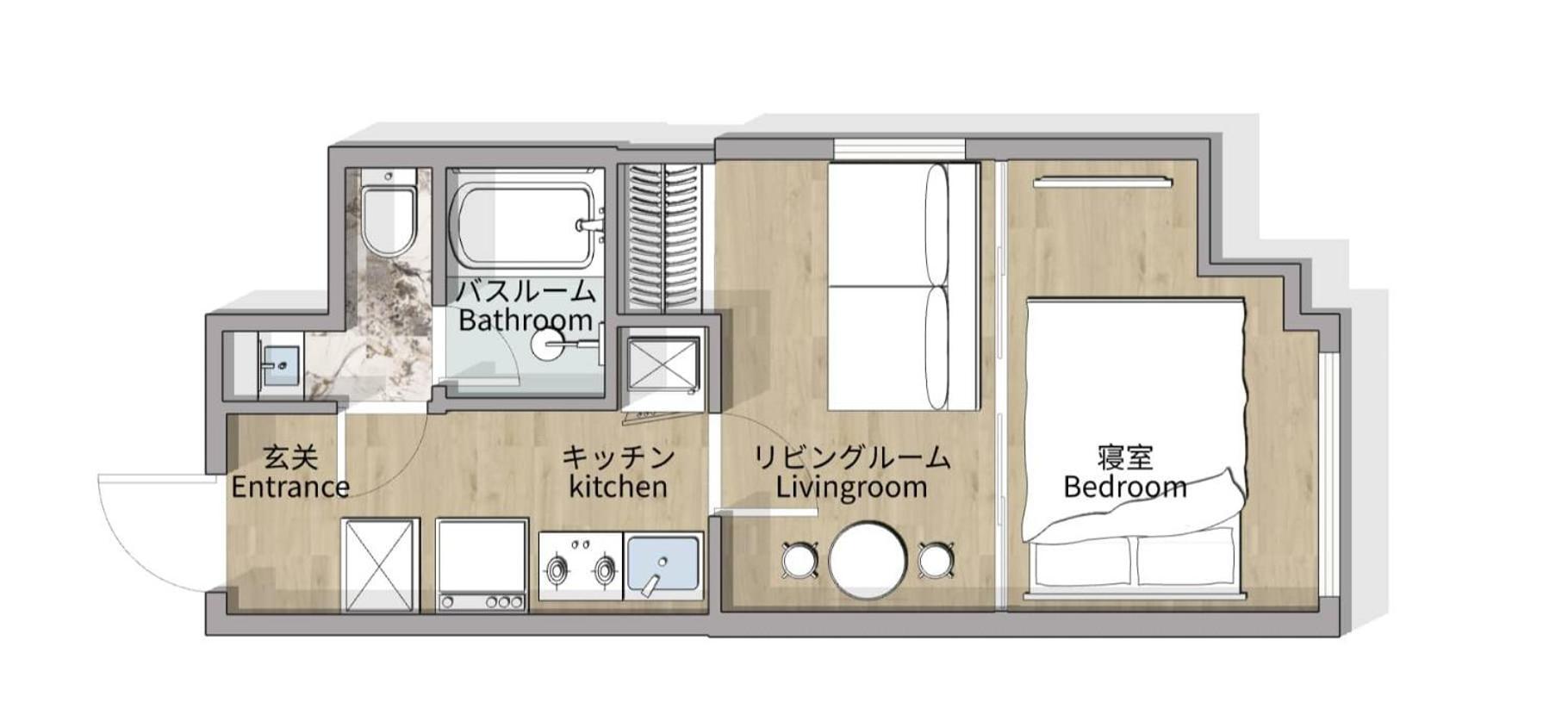 Apartmán Triphome Nakano 2025 Cozy Prefektura Tokio